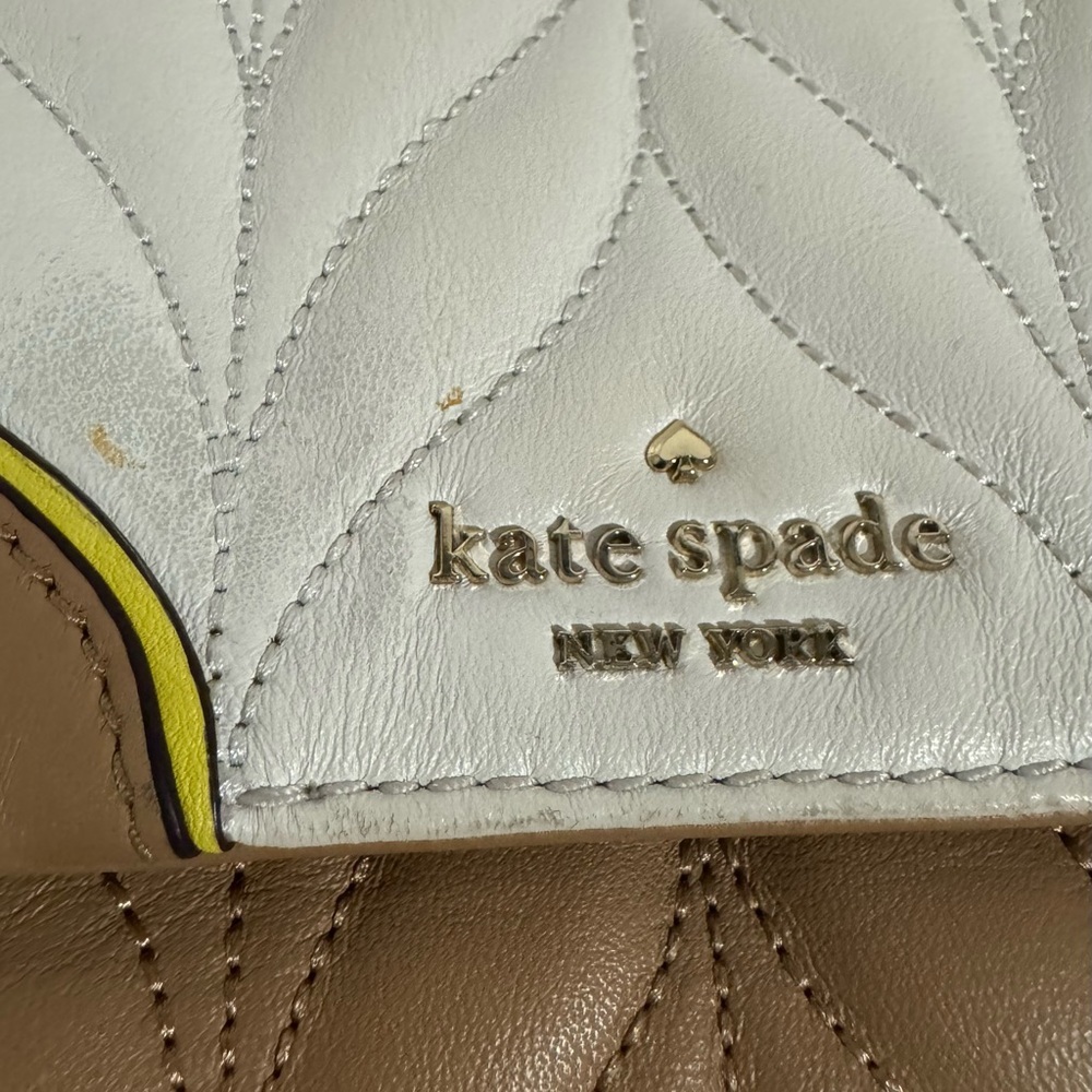 Kate Spade Mini Emelyn Briar Lane Quilted Crossbody bag White Dove multi - Picture 9 of 10